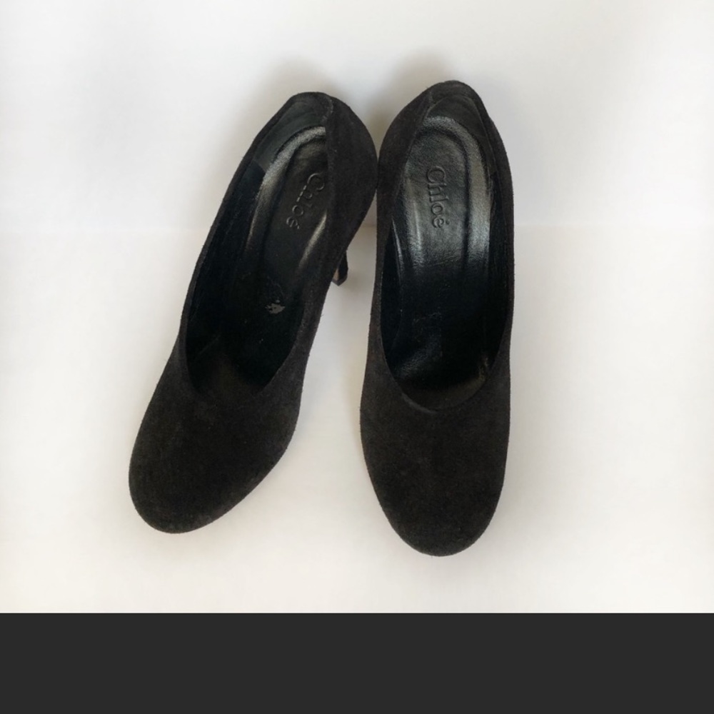 Chloe Lana Suede Pumps